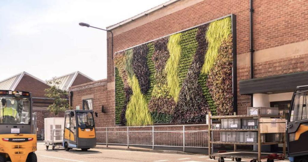 Bentley dealership living wall